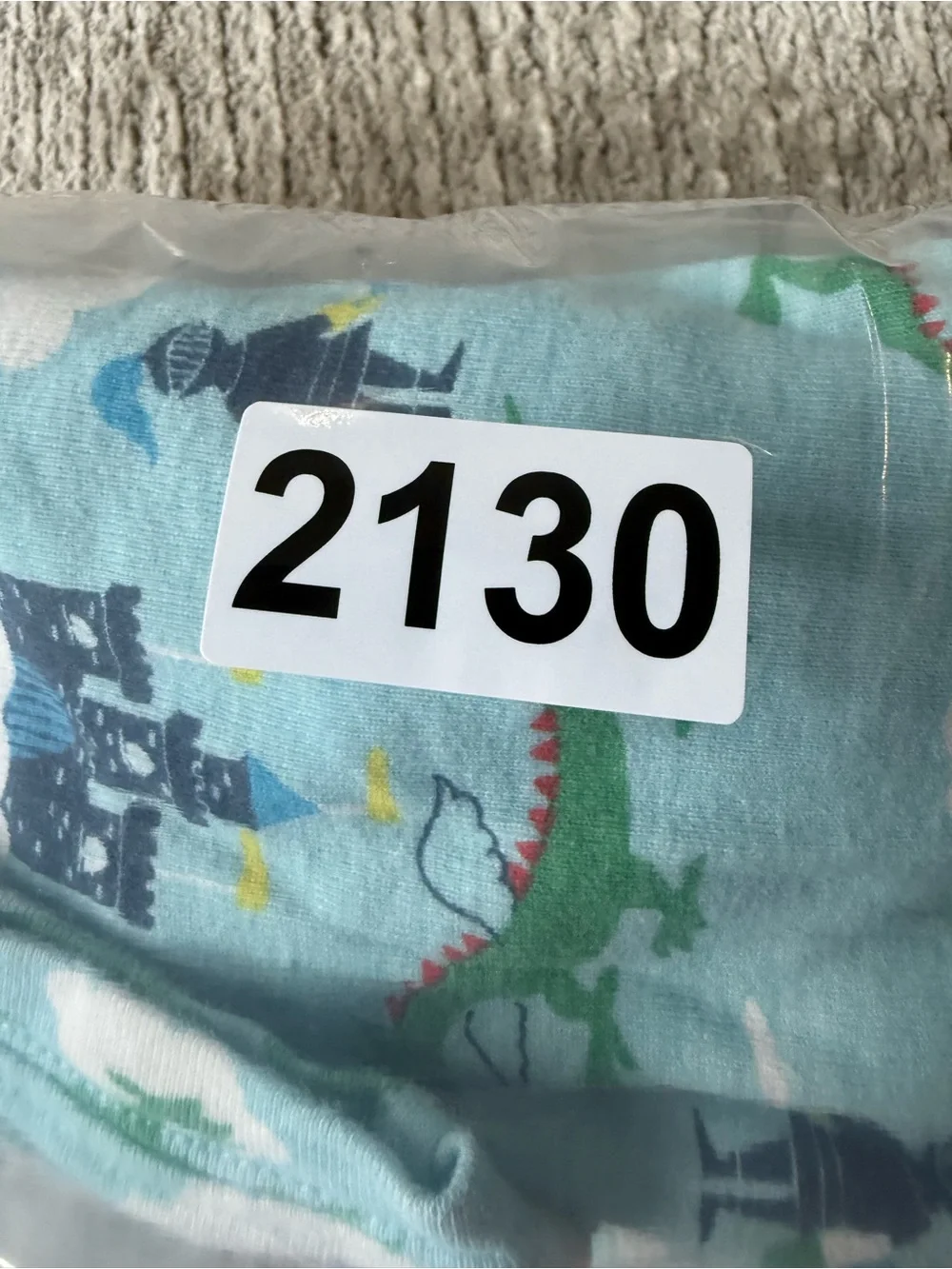 Baby Gap Dragon Castle Pajama Set Size 5 Fantasy Cotton Short Sleeve
